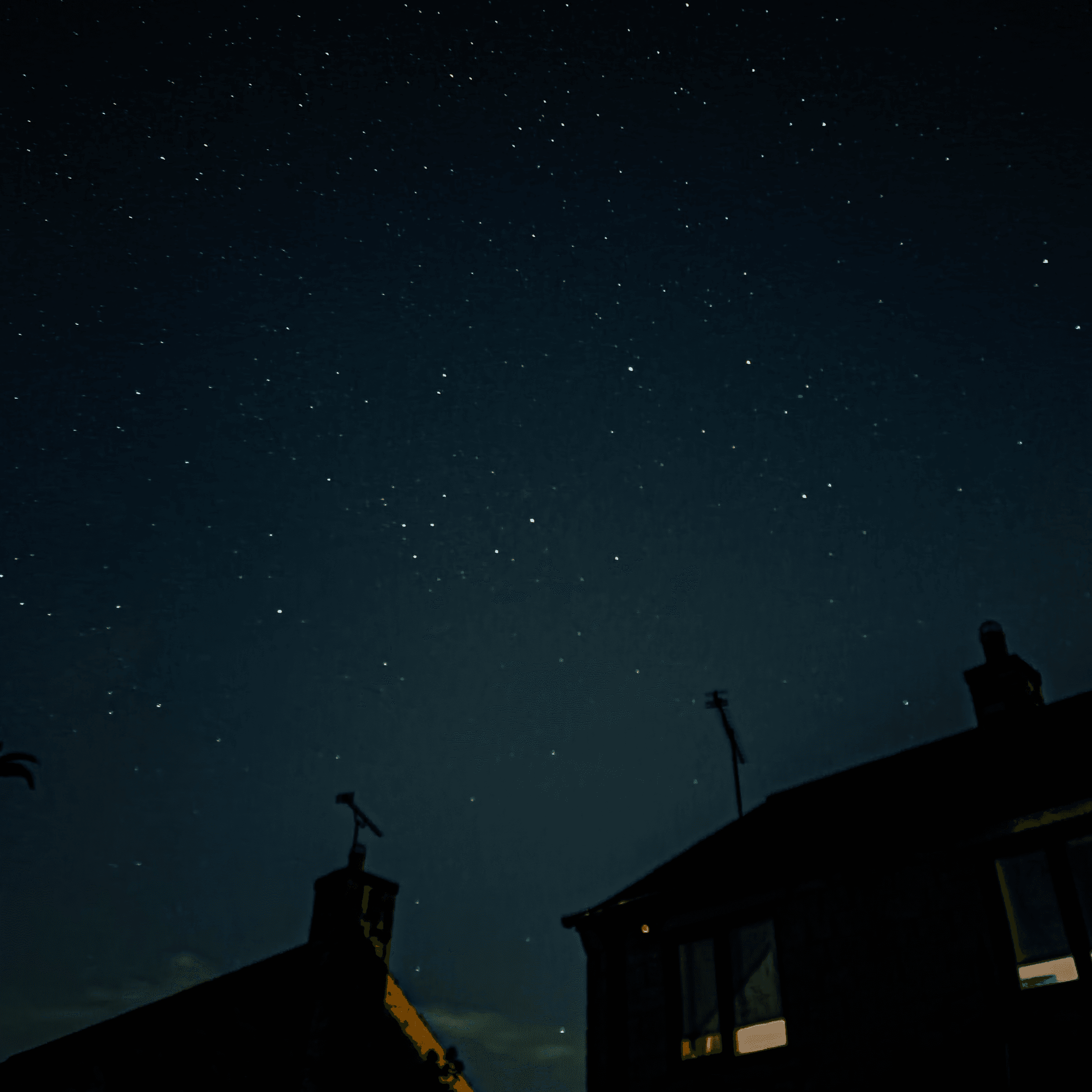 An image I took of my house, so given the light pollution in my area it could have turned out worse.